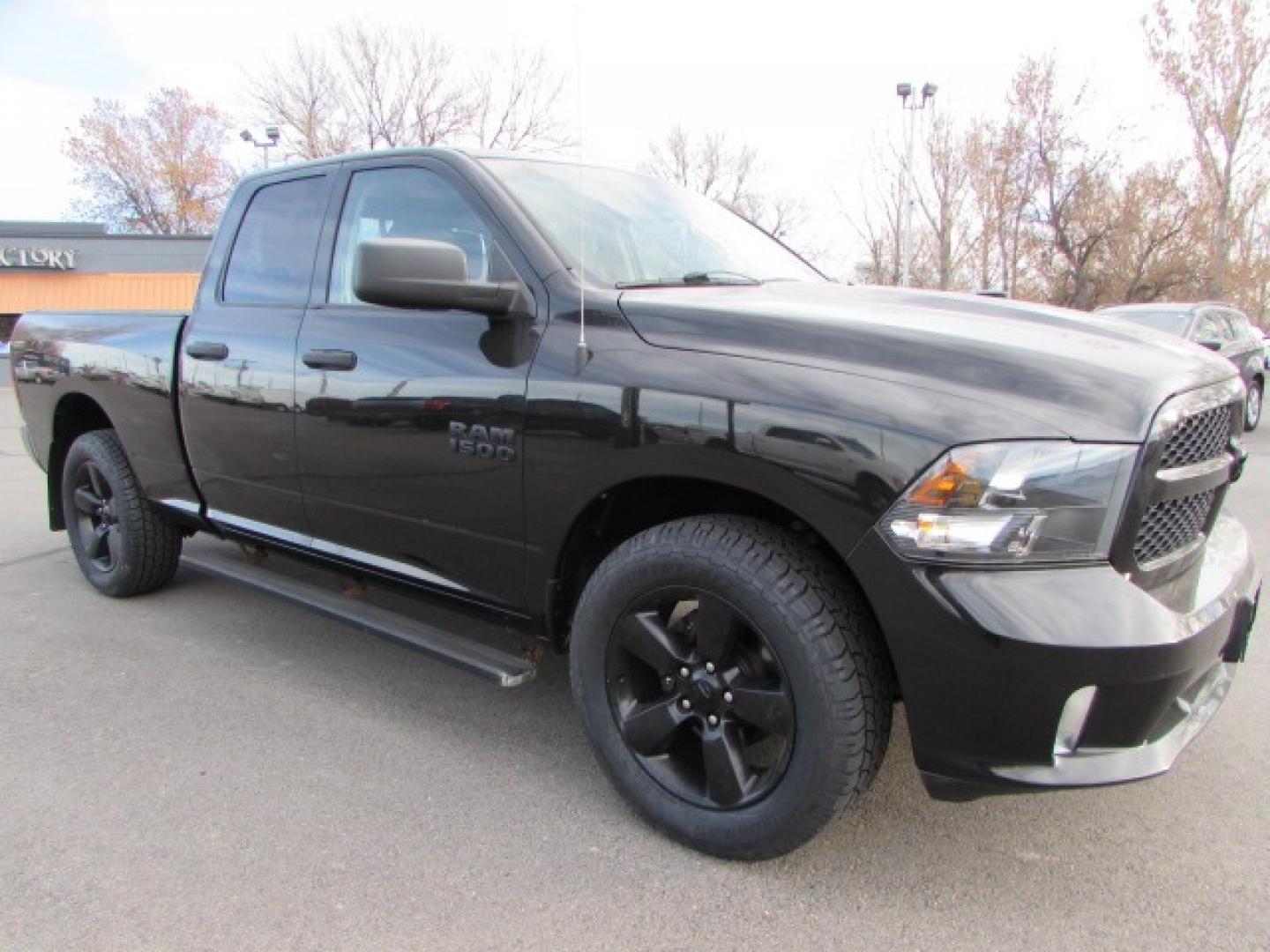 2015 Black /Gray RAM 1500 Express (1C6RR7FG3FS) with an 3.6 24 valve V6 engine engine, 8 speed automatic transmission, located at 4562 State Avenue, Billings, MT, 59101, (406) 896-9833, 45.769516, -108.526772 - 2015 RAM 1500 Express Quad Cab 4WD - Black Express package! 3.6 V6 engine - 8 speed automatic transmission - 4WD - 134,934 miles - Inspected and serviced - copy of the inspection and work performed as well as complete history report provided! Express package - air conditioning - tilt wheel - c - Photo#4